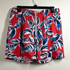 Tommy Bahama Naples Harbor Leaves Swim Trunks NWT‎ Recycled Materials